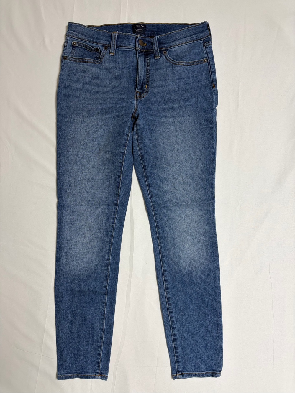 J. Crew Women's Skinny Jeans in Medium Blue Wash